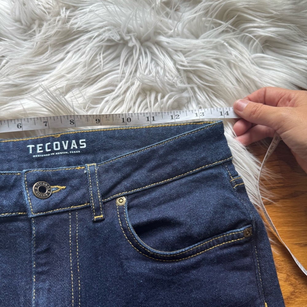 Tecovas Mid Rise Stovepipe Dark Wash Jeans - Picture 14 of 16